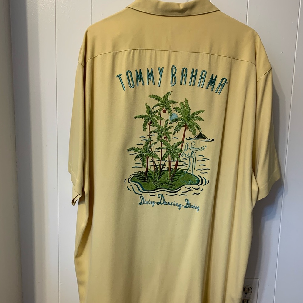 Tommy Bahama Dining Dancing Diving Silk Shirt